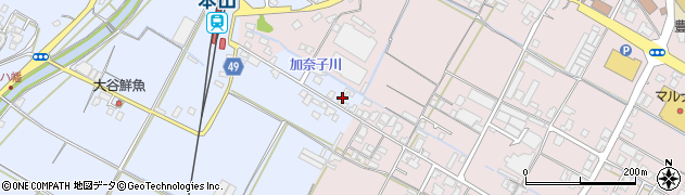 香川県三豊市豊中町岡本1656-4周辺の地図
