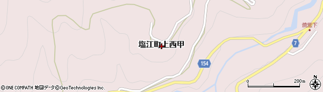 香川県高松市塩江町上西甲周辺の地図