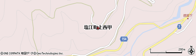 香川県高松市塩江町上西甲周辺の地図
