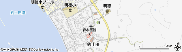 広島県呉市倉橋町釣士田7405周辺の地図