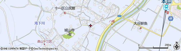 香川県三豊市豊中町岡本2617周辺の地図