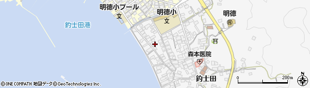 広島県呉市倉橋町釣士田7463周辺の地図