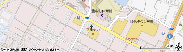 香川県三豊市豊中町本山甲939周辺の地図