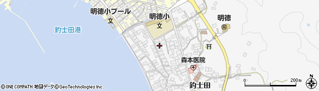 広島県呉市倉橋町釣士田7480周辺の地図
