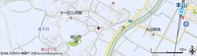 香川県三豊市豊中町岡本2619周辺の地図