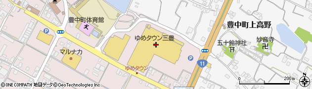 ゆめタウン三豊周辺の地図