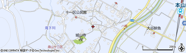 香川県三豊市豊中町岡本2622周辺の地図