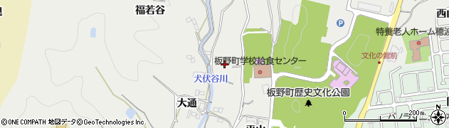 徳島県板野町（板野郡）犬伏（平尾下）周辺の地図