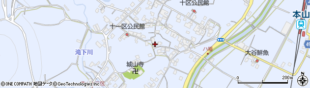香川県三豊市豊中町岡本2676周辺の地図