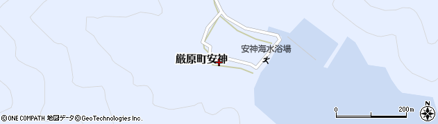 長崎県対馬市厳原町安神周辺の地図
