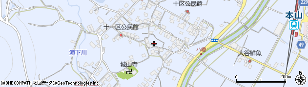 香川県三豊市豊中町岡本2677周辺の地図