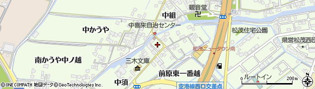 徳島県板野郡松茂町中喜来中須29周辺の地図