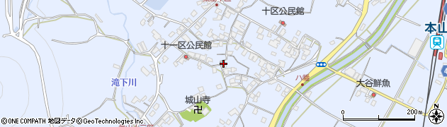 香川県三豊市豊中町岡本2674周辺の地図