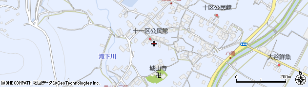 香川県三豊市豊中町岡本2721周辺の地図