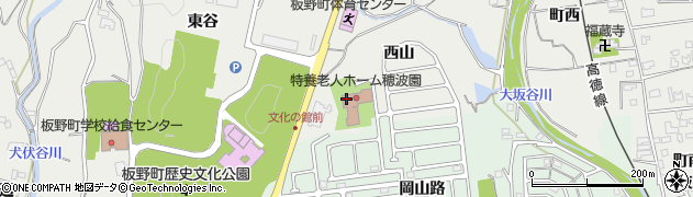板野町役場　クリーンセンター周辺の地図