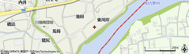 徳島県板野町（板野郡）川端（東川岸）周辺の地図