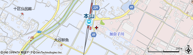 ホワイト急便・ヤングドライ本山駅前店周辺の地図