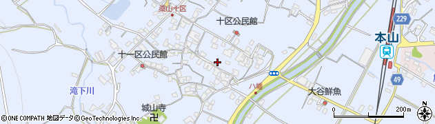 香川県三豊市豊中町岡本2753周辺の地図