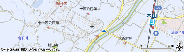 香川県三豊市豊中町岡本2761周辺の地図