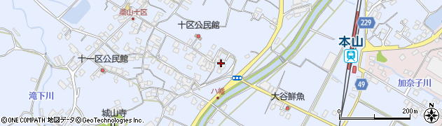 香川県三豊市豊中町岡本1468周辺の地図