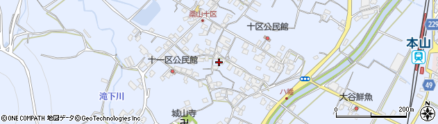 香川県三豊市豊中町岡本2700周辺の地図