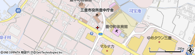 香川県三豊市豊中町本山甲206周辺の地図