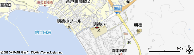 広島県呉市倉橋町釣士田7490周辺の地図