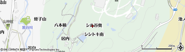 徳島県板野町（板野郡）松谷（シル谷奥）周辺の地図