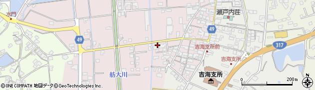 愛媛県今治市吉海町幸新田周辺の地図