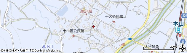 香川県三豊市豊中町岡本2750周辺の地図