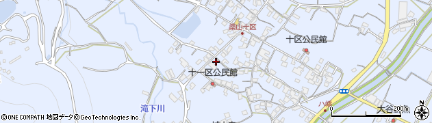 香川県三豊市豊中町岡本2810周辺の地図