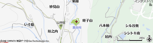 徳島県板野郡板野町黒谷谷向周辺の地図