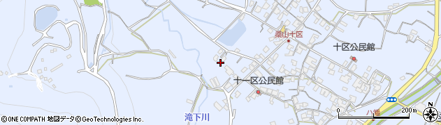 香川県三豊市豊中町岡本3374周辺の地図