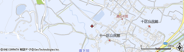 香川県三豊市豊中町岡本3373周辺の地図