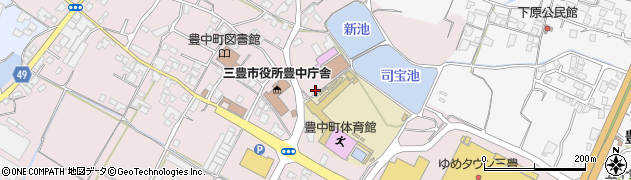 香川県三豊市豊中町本山甲198周辺の地図
