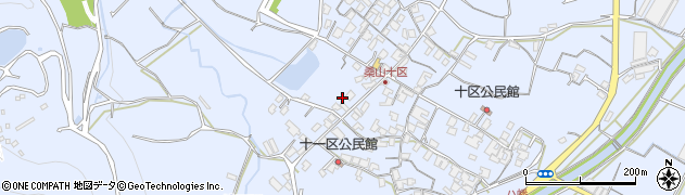 香川県三豊市豊中町岡本2801周辺の地図