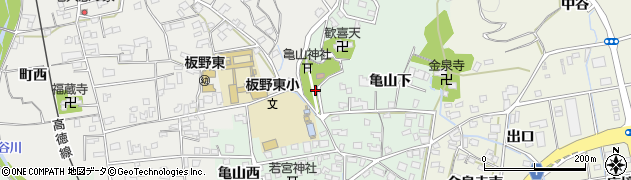 徳島県板野町（板野郡）大寺（亀山下）周辺の地図
