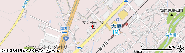 萩森興産株式会社宇部生コンクリート山口営業所周辺の地図