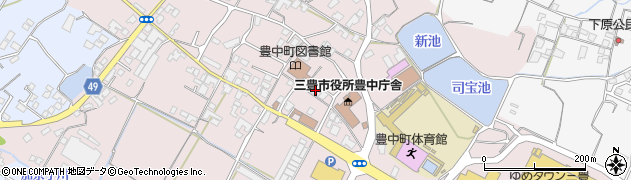 香川県三豊市豊中町本山甲223周辺の地図