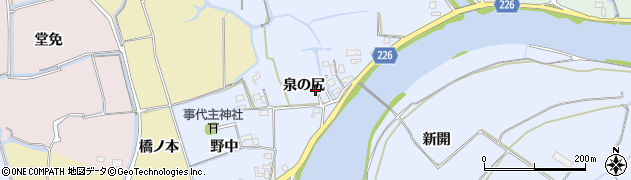 徳島県鳴門市大麻町東馬詰泉の尻周辺の地図