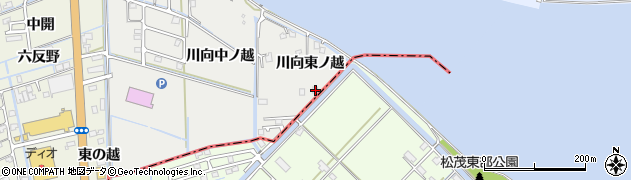 徳島県鳴門市大津町徳長川向東ノ越41周辺の地図