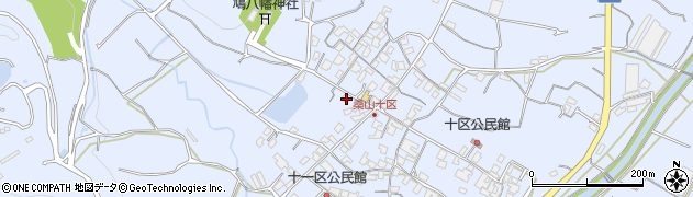 香川県三豊市豊中町岡本3398周辺の地図