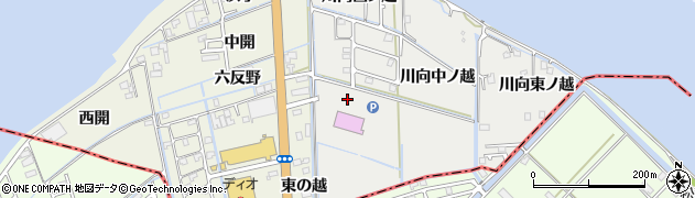 徳島県鳴門市大津町徳長（川向西ノ越）周辺の地図