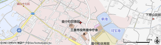 香川県三豊市豊中町本山甲247周辺の地図