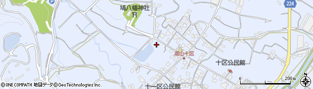 香川県三豊市豊中町岡本3402周辺の地図