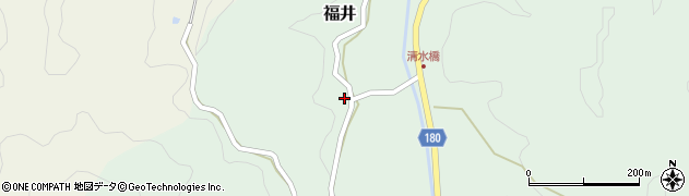 和歌山県海草郡紀美野町福井208周辺の地図