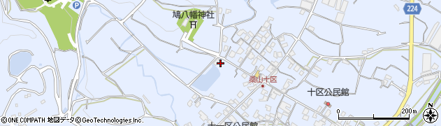 香川県三豊市豊中町岡本3403周辺の地図