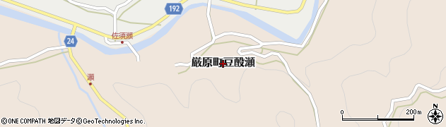 長崎県対馬市厳原町豆酘瀬周辺の地図