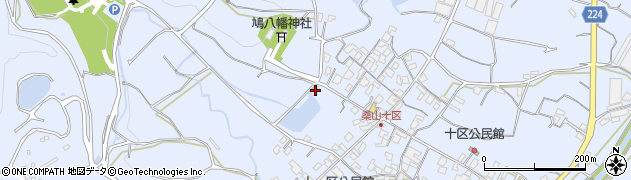 香川県三豊市豊中町岡本3404周辺の地図