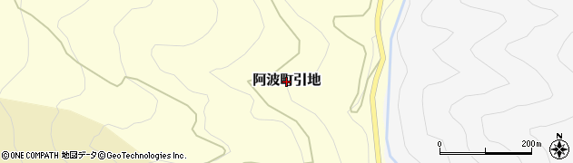 徳島県阿波市阿波町引地周辺の地図
